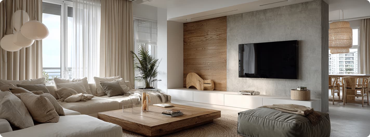 Modern luxury living room